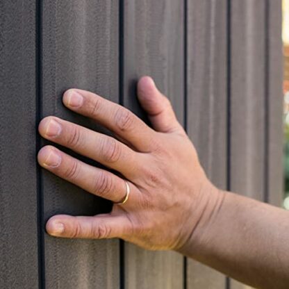 Keter Darwin Outdoor Apex Single Door Garden Storage Shed 6 x 4ft Grey Wood Look and Feel | Fade Free | All Weather Resistant | Safe and Secure | Zero Maintenance | 15 year Warranty 3 Keter Darwin Outdoor Apex Single Door Garden Storage Shed 6 x 4ft Grey Wood Look and Feel | Fade Free | All Weather Resistant | Safe and Secure | Zero Maintenance | 15 year Warranty - Image 3