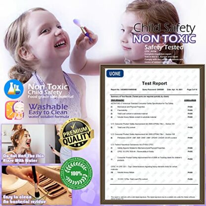 Kids Makeup Sets Girls Toys - unicorn gifts for girls Washable Make Up Starter Kit, Childrens Princess Pretend Play Games kids Toys Presents, Little Girl Birthday Gifts Set For Age 4-12 Year Old 4 Kids Makeup Sets Girls Toys - unicorn gifts for girls Washable Make Up Starter Kit, Childrens Princess Pretend Play Games kids Toys Presents, Little Girl Birthday Gifts Set For Age 4-12 Year Old - Image 4