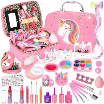 Kids Makeup Sets for Girls, Washable Make Up Kit Girls Toys, Christmas Birthday Gifts 4 5 6 7 8 9 Year Old Girl - Image 2