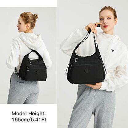 Kono Messenger Shoulder Bag for Women, Multi Pockets Ladies Handbag Waterproof Casual Crossbody Bag for Shopping Travel Daily - Image 3