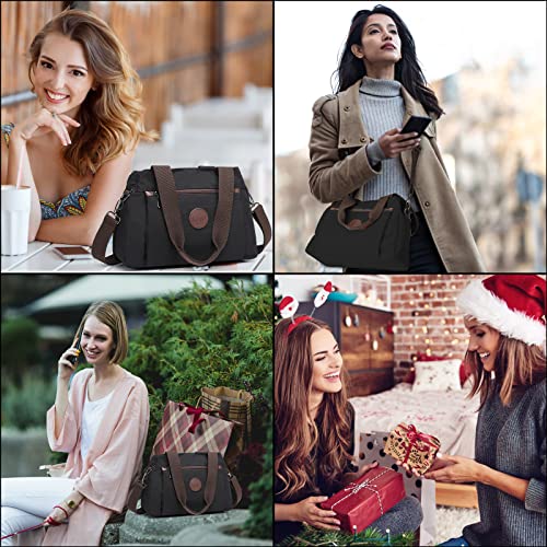 Kono Women Handbag Hobo Shoulder Bag Vintage Top Handle Crossbody Bag Casual Multifunction Tote Bag for Working Shopping 4 Kono Women Handbag Hobo Shoulder Bag Vintage Top Handle Crossbody Bag Casual Multifunction Tote Bag for Working Shopping - Image 4
