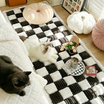 Ksiliup Sofa Cover Non Slip Couch Cover for Dogs Washable, Pet Couch Covers for Sofa, Blanket Couch Covers for 3 Cushion Couch Sofa Pet Friendly - Image 3