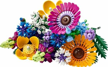 LEGO 10313 Icons Wildflower Bouquet Set, Artificial Flowers with Poppies and Lavender, Crafts for Adults, Home Décor, Botanical Collection - Image 3