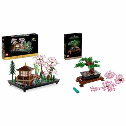 LEGO 10315 Icons Tranquil Garden, Botanical Zen Garden Kit for Adults with Lotus Flowers, Customisable Desk Decoration, Inspired by Japanese Traditions, Mindful Gardening Gift for Women, Men - Image 2