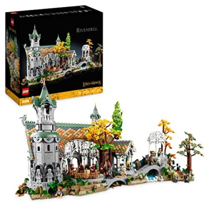 LEGO 10316 Icons The Lord of the Rings: Rivendell, Construct and Display Middle-earth Valley, Large Immersive Set for Adults with 15 Minifigure Characters Incl. Frodo, Sam and Bilbo Baggins - Image 3