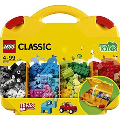 LEGO 10713 Classic Creative Suitcase, Toy Storage, Fun Colourful Building Bricks for Kids - Image 4