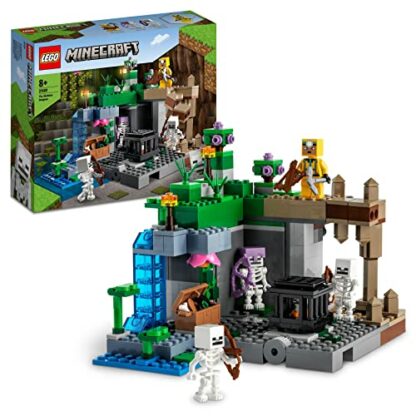 LEGO 21189 Minecraft The Skeleton Dungeon Set, Construction Toy for Kids with Caves, Mobs and Figures with Crossbow Accessories - Image 3