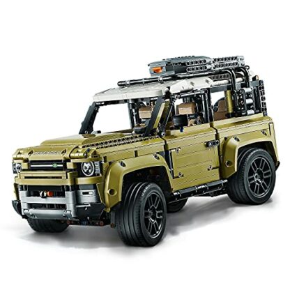 LEGO 42110 Technic Land Rover Defender Off Road 4x4 Car, Exclusive Model Advanced Building Kit, Collectable Toys Set, Multicolor - Image 4