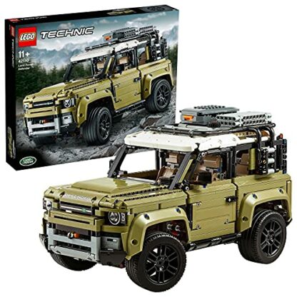 LEGO 42110 Technic Land Rover Defender Off Road 4x4 Car, Exclusive Model Advanced Building Kit, Collectable Toys Set, Multicolor - Image 2