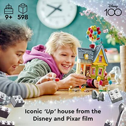 LEGO 43217 Disney and Pixar ‘Up’ House​ Buildable Toy with Balloons, Carl, Russell and Dug Figures, Collectible Model Set, Disney's 100th Anniversary Series, Iconic Gift Idea - Image 3