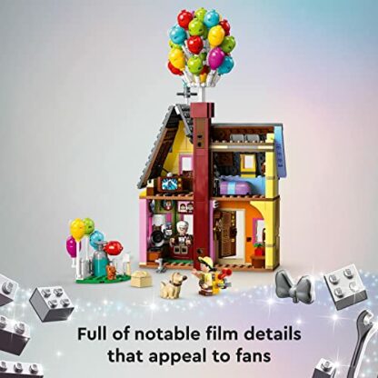 LEGO 43217 Disney and Pixar ‘Up’ House​ Buildable Toy with Balloons, Carl, Russell and Dug Figures, Collectible Model Set, Disney's 100th Anniversary Series, Iconic Gift Idea - Image 4