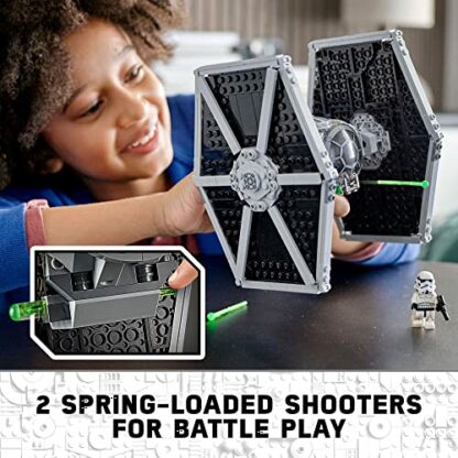 LEGO 75300 Star Wars Imperial TIE Fighter Toy with Stormtrooper and Pilot as Mini Figures from the Skywalker Saga 4 LEGO 75300 Star Wars Imperial TIE Fighter Toy with Stormtrooper and Pilot as Mini Figures from the Skywalker Saga - Image 4