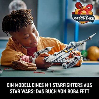LEGO 75325 Star Wars The Mandalorian's N-1 Starfighter Building Toy, The Book of Boba Fett Gift idea for Boys & Girls with Baby Yoda and Droid Figures 4 LEGO 75325 Star Wars The Mandalorian's N-1 Starfighter Building Toy, The Book of Boba Fett Gift idea for Boys & Girls with Baby Yoda and Droid Figures - Image 4
