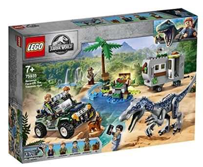 LEGO 75935 Jurassic World Baryonyx Face-Off: The Treasure Hunt Dinosaur Playset with Off Road Buggy Toy 2 LEGO 75935 Jurassic World Baryonyx Face-Off: The Treasure Hunt Dinosaur Playset with Off Road Buggy Toy - Image 2