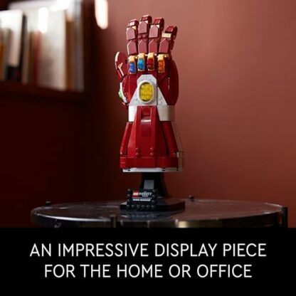 LEGO 76223 Marvel Nano Gauntlet, Iron Man Model with Infinity Stones, Avengers: Endgame Film Set, Collectable, Memorabilia Gift Idea for Adults 4 LEGO 76223 Marvel Nano Gauntlet, Iron Man Model with Infinity Stones, Avengers: Endgame Film Set, Collectable, Memorabilia Gift Idea for Adults - Image 4