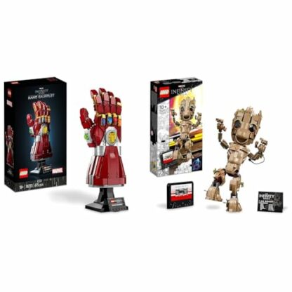 LEGO 76223 Marvel Nano Gauntlet, Iron Man Model with Infinity Stones, Avengers: Endgame Film Set, Collectable, Memorabilia Gift Idea for Adults 2 LEGO 76223 Marvel Nano Gauntlet, Iron Man Model with Infinity Stones, Avengers: Endgame Film Set, Collectable, Memorabilia Gift Idea for Adults - Image 2