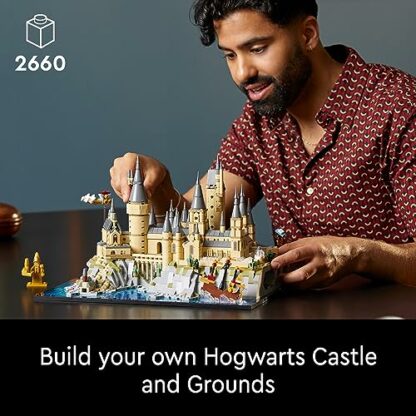 LEGO 76419 Harry Potter Hogwarts Castle and Grounds Big Set for Adults, including Iconic Locations: Great Hall, Chamber of Secrets & More, Valentine's Day Treat, Gifts for Women, Men, Her or Him - Image 3
