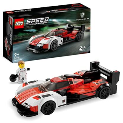 LEGO 76916 Speed Champions Porsche 963, Model Car Building Kit, Racing Vehicle Toy for Kids, 2023 Collectible Set with Driver Minifigure - Image 3