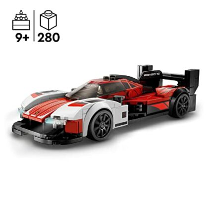 LEGO 76916 Speed Champions Porsche 963, Model Car Building Kit, Racing Vehicle Toy for Kids, 2023 Collectible Set with Driver Minifigure - Image 4