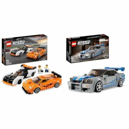 LEGO 76918 Speed Champions McLaren Solus GT & McLaren F1 LM, 2 Iconic Race Car Toys, Hypercar Model Building Kit, Collectible 2023 Set - Image 2