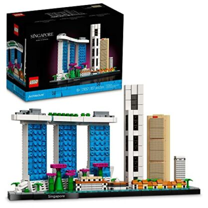 LEGO Architecture Skyline Collection: Singapore 21057 Building Kit; Collectible Display Model for Adults (827 Pieces) 2 LEGO Architecture Skyline Collection: Singapore 21057 Building Kit; Collectible Display Model for Adults (827 Pieces) - Image 2