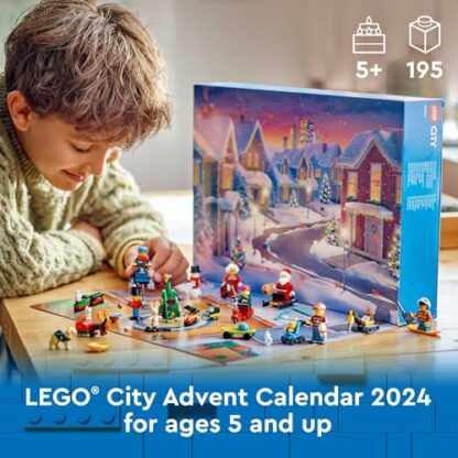 LEGO City 2024 Advent Calendar, Holiday Countdown Gift for Ages 5 and Up, 24 Surprises for Kids, Fun Miniature Christmas Figures with Festive Sweaters, Santa and Mrs. Claus Minifigures, 60436 3 LEGO City 2024 Advent Calendar, Holiday Countdown Gift for Ages 5 and Up, 24 Surprises for Kids, Fun Miniature Christmas Figures with Festive Sweaters, Santa and Mrs. Claus Minifigures, 60436 - Image 3