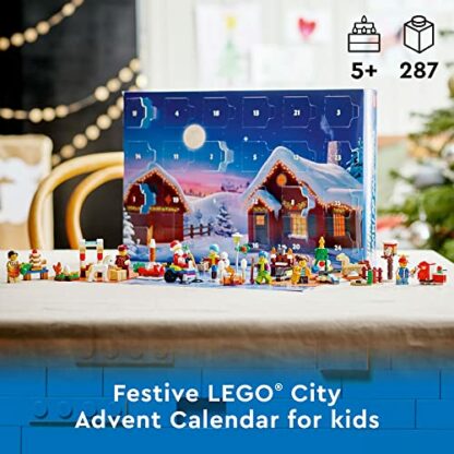 LEGO City 60352 Advent Calendar 2022 Age 5+ 287pcs, Multicolor 3 LEGO City 60352 Advent Calendar 2022 Age 5+ 287pcs, Multicolor - Image 3
