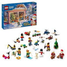 LEGO City Advent Calendar 2024, Countdown to Christmas Set, Toy for 5 Plus Year Old Boys & Girls, with 24 Surprises for Kids, Fun Characters Include Santa and Mrs. Claus Minifigures 60436
