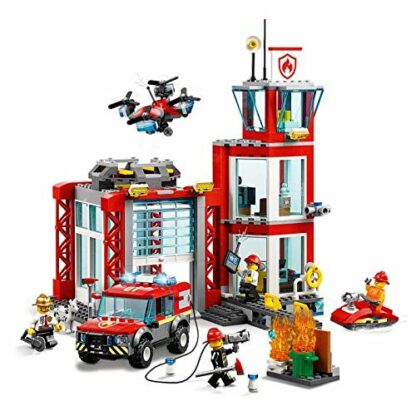 LEGO City Fire Brigade Fire Station 60215 (509 parts) light & sound - 2019 - Image 3
