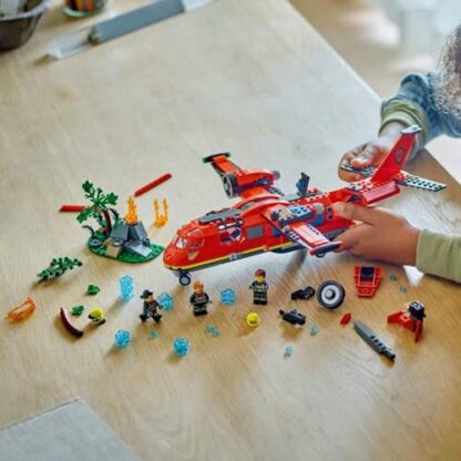 LEGO City Fire Rescue Plane Toy for 6 Plus Year Old Boys, Girls and Kids Who Love Imaginative Play, Airplane Emergency Vehicle Playset Includes 3 Minifigures, Birthday Gift Idea 60413 3 LEGO City Fire Rescue Plane Toy for 6 Plus Year Old Boys, Girls and Kids Who Love Imaginative Play, Airplane Emergency Vehicle Playset Includes 3 Minifigures, Birthday Gift Idea 60413 - Image 3