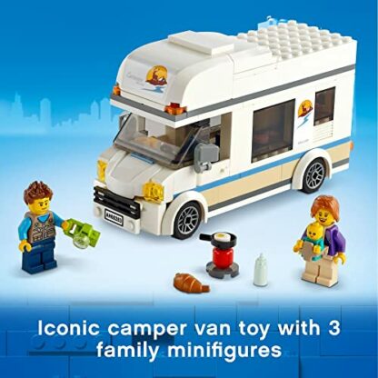 LEGO City Holiday Camper Van 60283 Building Kit; Cool Vacation Toy for Kids, New 2021 (190 Pieces) 4 LEGO City Holiday Camper Van 60283 Building Kit; Cool Vacation Toy for Kids, New 2021 (190 Pieces) - Image 4