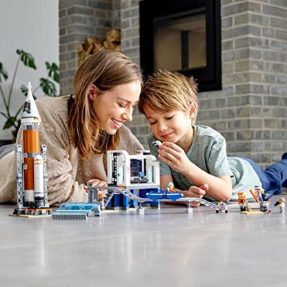 LEGO City Space Deep Space Rocket and Launch Control 60228 Model Rocket Building Kit with Toy Monorail, Control Tower and Astronaut Minifigures, Fun STEM Toy for Creative Play, New 2019 (837 Pieces) 3 LEGO City Space Deep Space Rocket and Launch Control 60228 Model Rocket Building Kit with Toy Monorail, Control Tower and Astronaut Minifigures, Fun STEM Toy for Creative Play, New 2019 (837 Pieces) - Image 3