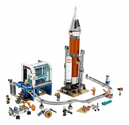 LEGO City Space Deep Space Rocket and Launch Control 60228 Model Rocket Building Kit with Toy Monorail, Control Tower and Astronaut Minifigures, Fun STEM Toy for Creative Play, New 2019 (837 Pieces) 2 LEGO City Space Deep Space Rocket and Launch Control 60228 Model Rocket Building Kit with Toy Monorail, Control Tower and Astronaut Minifigures, Fun STEM Toy for Creative Play, New 2019 (837 Pieces) - Image 2
