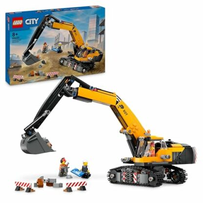 LEGO City Yellow Construction Excavator Toy Digger for 8 Plus Year Old Boys, Girls & Kids, Vehicle Set with Driver, Worker and Architect Minifigures for Fun Role Play, Birthday Gift Idea 60420 2 LEGO City Yellow Construction Excavator Toy Digger for 8 Plus Year Old Boys, Girls & Kids, Vehicle Set with Driver, Worker and Architect Minifigures for Fun Role Play, Birthday Gift Idea 60420 - Image 2
