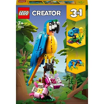 LEGO Creator 3 in 1 Exotic Parrot to Frog to Fish Animal Figures Building Toy, Creative Toys for Kids Aged 7 and up 31136 3 LEGO Creator 3 in 1 Exotic Parrot to Frog to Fish Animal Figures Building Toy, Creative Toys for Kids Aged 7 and up 31136 - Image 3