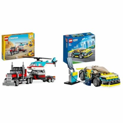 LEGO Creator 3in1 Flatbed Truck with Helicopter Toy to Propeller Plane and Fuel Lorry to Hot Rod and SUV Car Toys for 7 Plus Year Old Boys, Girls and Kids who Love Cool Vehicles, Gift Idea 31146 2 LEGO Creator 3in1 Flatbed Truck with Helicopter Toy to Propeller Plane and Fuel Lorry to Hot Rod and SUV Car Toys for 7 Plus Year Old Boys, Girls and Kids who Love Cool Vehicles, Gift Idea 31146 - Image 2