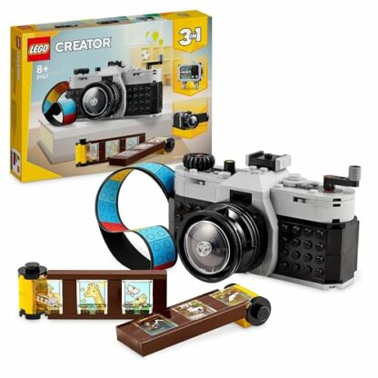 LEGO Creator 3in1 Retro Camera Toy to Video Camera to TV Set, Kids' Desk Decoration or Bedroom Accessories, Photography Gifts for Girls and Boys Aged 8 Plus Years Old Who Enjoy Creative Play 31147 3 LEGO Creator 3in1 Retro Camera Toy to Video Camera to TV Set, Kids' Desk Decoration or Bedroom Accessories, Photography Gifts for Girls and Boys Aged 8 Plus Years Old Who Enjoy Creative Play 31147 - Image 3
