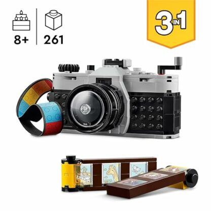 LEGO Creator 3in1 Retro Camera Toy to Video Camera to TV Set, Kids' Desk Decoration or Bedroom Accessories, Photography Gifts for Girls and Boys Aged 8 Plus Years Old Who Enjoy Creative Play 31147 4 LEGO Creator 3in1 Retro Camera Toy to Video Camera to TV Set, Kids' Desk Decoration or Bedroom Accessories, Photography Gifts for Girls and Boys Aged 8 Plus Years Old Who Enjoy Creative Play 31147 - Image 4