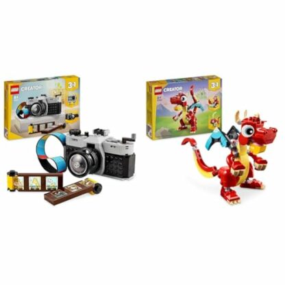 LEGO Creator 3in1 Retro Camera Toy to Video Camera to TV Set, Kids' Desk Decoration or Bedroom Accessories, Photography Gifts for Girls and Boys Aged 8 Plus Years Old Who Enjoy Creative Play 31147 2 LEGO Creator 3in1 Retro Camera Toy to Video Camera to TV Set, Kids' Desk Decoration or Bedroom Accessories, Photography Gifts for Girls and Boys Aged 8 Plus Years Old Who Enjoy Creative Play 31147 - Image 2