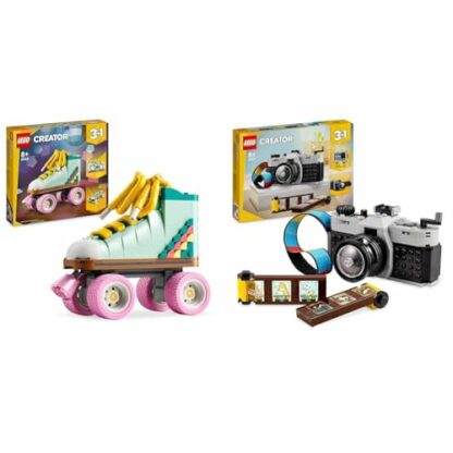 LEGO Creator 3in1 Retro Roller Skate to Mini Skateboard Toy to Boom Box Radio, Set for 8 Plus Year Old Girls, Boys & Kids, Great Desk Decoration or Bedroom Accessories, Gifts for Music Lovers 31148 2 LEGO Creator 3in1 Retro Roller Skate to Mini Skateboard Toy to Boom Box Radio, Set for 8 Plus Year Old Girls, Boys & Kids, Great Desk Decoration or Bedroom Accessories, Gifts for Music Lovers 31148 - Image 2