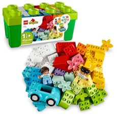 LEGO DUPLO Classic Brick Box 10913 First LEGO Set with Storage Box, Great Educational Toy for Toddlers 18 Months and up, New 2020 (65 Pieces)