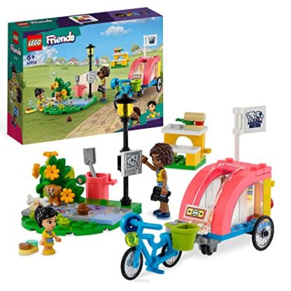 LEGO Friends Dog Rescue Bike Toy Set, Animal Playset for Kids, Girls and Boys Aged 6 Plus with Puppy Pet Figure and 2 Mini-Dolls, 2023 Series Characters 41738 2 LEGO Friends Dog Rescue Bike Toy Set, Animal Playset for Kids, Girls and Boys Aged 6 Plus with Puppy Pet Figure and 2 Mini-Dolls, 2023 Series Characters 41738 - Image 2