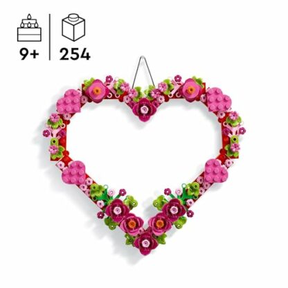 LEGO Heart Ornament Set, Building Toy for 9 Plus Year Old Girls & Boys, Kids' Bedroom Decoration or Wall Accessory, Idea 40638 3 LEGO Heart Ornament Set, Building Toy for 9 Plus Year Old Girls & Boys, Kids' Bedroom Decoration or Wall Accessory, Idea 40638 - Image 3