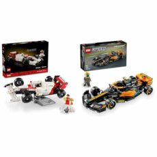 LEGO Icons McLaren MP4/4 & Ayrton Senna Vehicle Set, F1 Race Car Model kit for Adults to Build with Race Driver Minifigure, Home and Office Décor, Birthday Gifts for Men, Women, Him or Her 10330