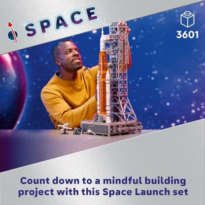 LEGO Icons NASA Artemis Space Launch System Set, Model Kit for Adults to Build, Includes an Orion Capsule and Launch Tower, Home and Office Desk Decor, Gifts for Men, Women, Him or Her 10341 - Image 4