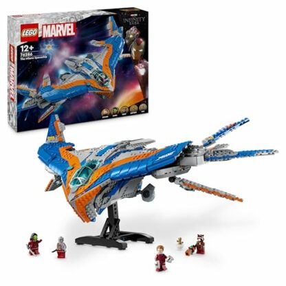 LEGO Marvel Guardians of the Galaxy: The Milano Buildable Spaceship Toy, Set with 4 Super-Hero Minifigures Including Rocket, Plus a baby Groot Figure, Avengers Gift for Boys, Girls and Teens 76286 2 LEGO Marvel Guardians of the Galaxy: The Milano Buildable Spaceship Toy, Set with 4 Super-Hero Minifigures Including Rocket, Plus a baby Groot Figure, Avengers Gift for Boys, Girls and Teens 76286 - Image 2