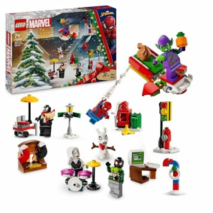 LEGO Marvel Spider-Man Advent Calendar 2024, Buildable Christmas Countdown Toy for Kids, with 24 Super Hero Surprises Including 5 Minifigures, Festive Gift for 7 Plus Year Old Boys and Girls 76293 2 LEGO Marvel Spider-Man Advent Calendar 2024, Buildable Christmas Countdown Toy for Kids, with 24 Super Hero Surprises Including 5 Minifigures, Festive Gift for 7 Plus Year Old Boys and Girls 76293 - Image 2