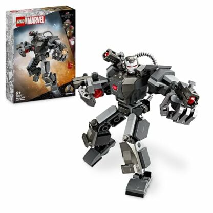 LEGO Marvel War Machine Mech Armour, Buildable Toy Action Figure for Kids with 3 Stud Shooters, Legendary Character from the MCU, Gifts for Boys and Girls Aged 6 Plus Years Old 76277 3 LEGO Marvel War Machine Mech Armour, Buildable Toy Action Figure for Kids with 3 Stud Shooters, Legendary Character from the MCU, Gifts for Boys and Girls Aged 6 Plus Years Old 76277 - Image 3