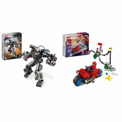 LEGO Marvel War Machine Mech Armour, Buildable Toy Action Figure for Kids with 3 Stud Shooters, Legendary Character from the MCU, Gifts for Boys and Girls Aged 6 Plus Years Old 76277 2 LEGO Marvel War Machine Mech Armour, Buildable Toy Action Figure for Kids with 3 Stud Shooters, Legendary Character from the MCU, Gifts for Boys and Girls Aged 6 Plus Years Old 76277 - Image 2
