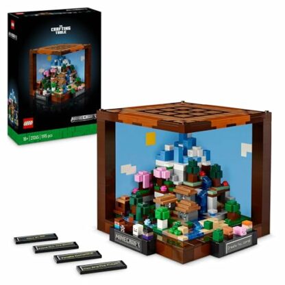 LEGO Minecraft The Crafting Table Model Kit for Adults to Build, Biome Set with 8 Characters Including Steve, Alex and Mobs, 15-Year Anniversary Gamer Gift for Men, Women, Him or Her 21265 2 LEGO Minecraft The Crafting Table Model Kit for Adults to Build, Biome Set with 8 Characters Including Steve, Alex and Mobs, 15-Year Anniversary Gamer Gift for Men, Women, Him or Her 21265 - Image 2